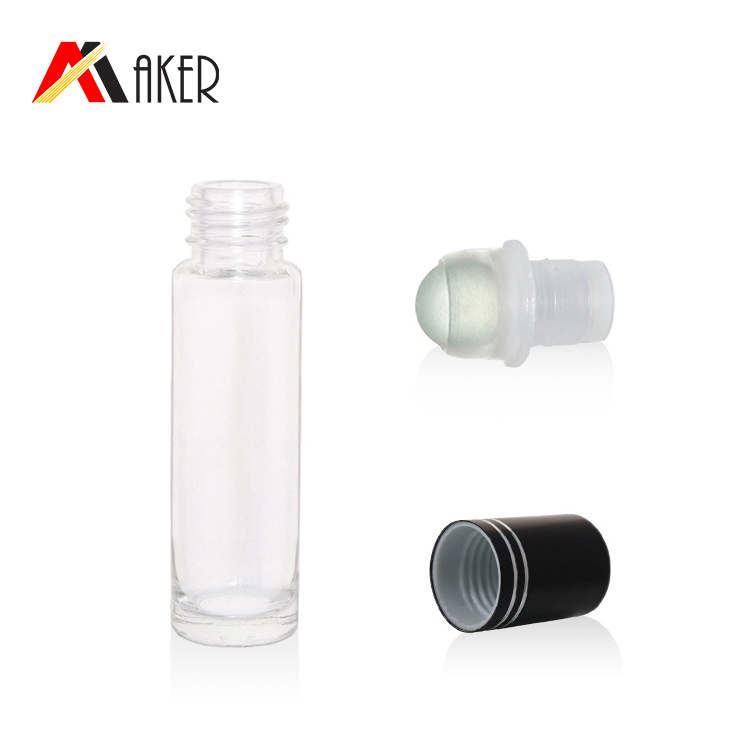 China wholesale glass roller ball and black aluminum covered 16mm screw cap with silver rims.jpg
