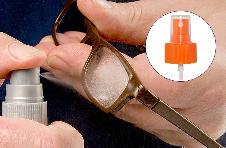 New design plastic 28/410 orange fine mist sprayer pump dispenser for cosmetic bottle.jpg