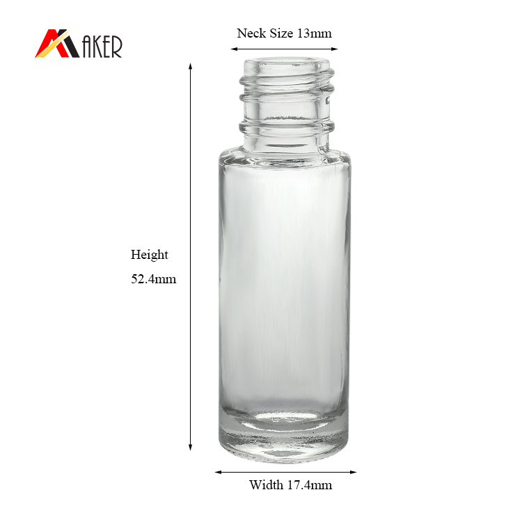 15ml glass transparent deodorant roll on bottle with aluminum covered cap.jpg
