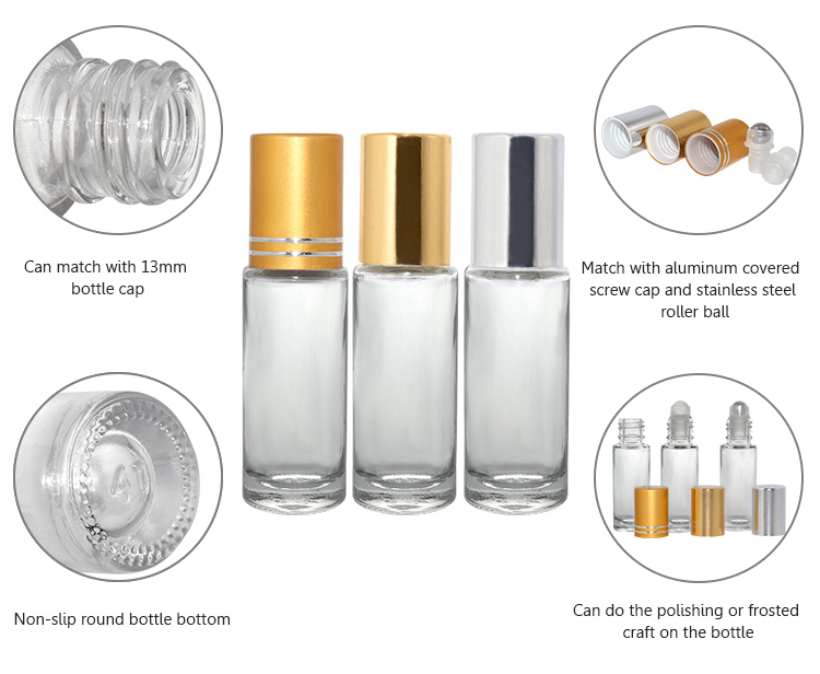 15ml glass transparent deodorant roll on bottle with aluminum covered cap.jpg
