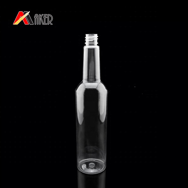 Clear empty 200ml boston round PET plastic mosquito repellent liquid bottle.jpg