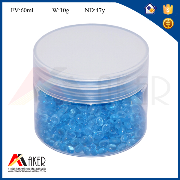 Factory supplier empty 2oz 3oz 4oz 5oz 6oz 8oz clear PET round cosmetic plastic cream jars.jpg