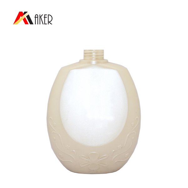 Empty 1L round HDPE liquid shower gel plastic body lotion bottles.jpg