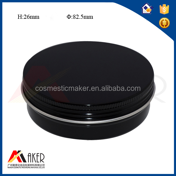 80ml Empty Elegant Cosmetic Aluminum Cream Jar