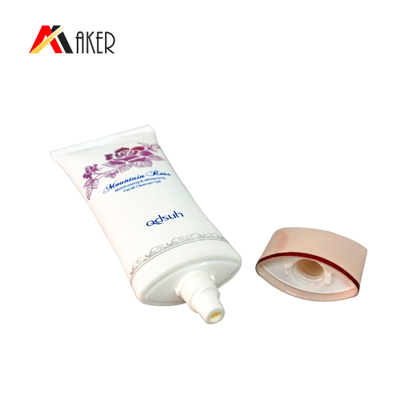 Hot selling products 40ml oval LDPE cream cosmetic tubes packaging with screw cap