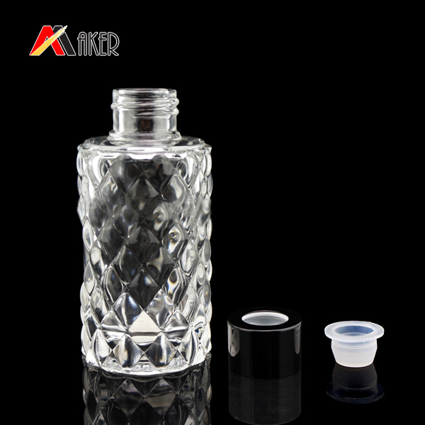 Wholesale empty 100ml square clear aroma reed diffuser glass bottle.jpg
