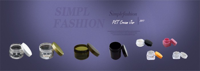 Clear Empty Plastic Cosmetic Cream Jar,recycled plastic cosmetic jars