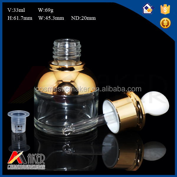 15ml Square Essential Oil Glass Lotion Bottle With Dropper