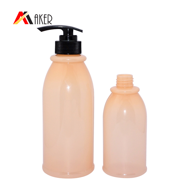China supplier empty 550ml plastic PET bottle for shampoo