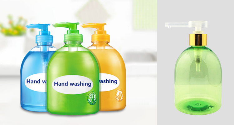 Wholesale custom design 500ml empty round pet plastic hand wash bottles