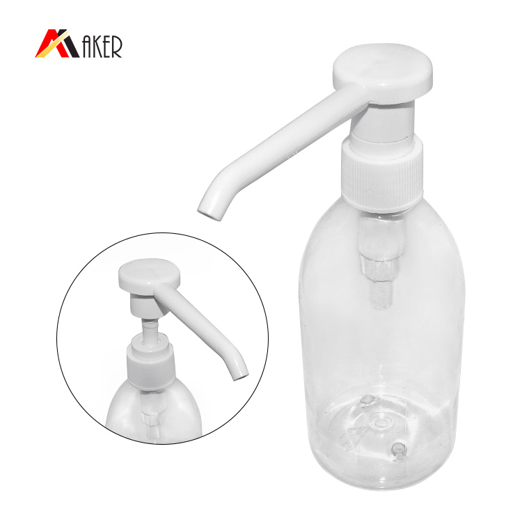 OEM Long Nozzle Dispenser Long Mouth Plastic Hand 410 24mm Lotion Pump