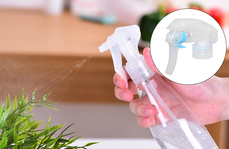 Hand pump garden sprayer cleaning usage plastic pump transparent 24 410 fine mist trigger sprayer
