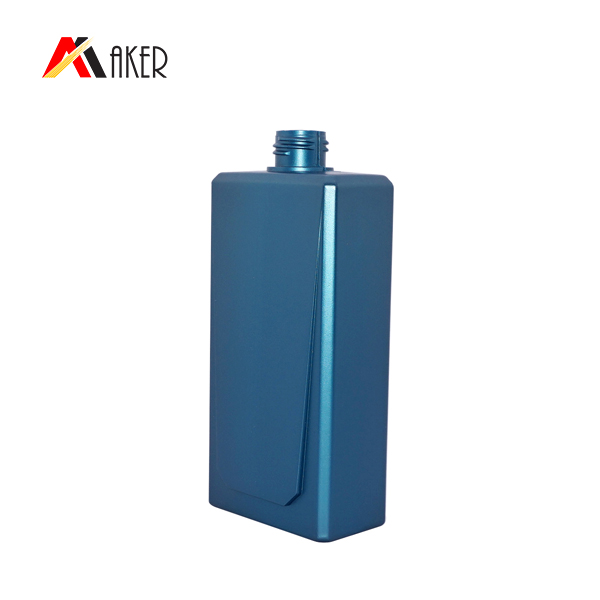 Nice design 200ml purple PE plastic shampoo bottle supplier