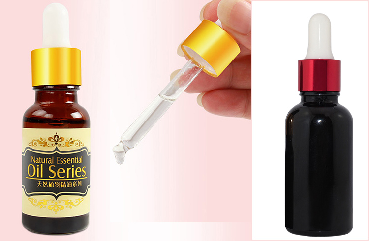 New design 10ml 30ml boston round black matte frosted cosmetic serum glass dropper bottle wholesale for essential oil