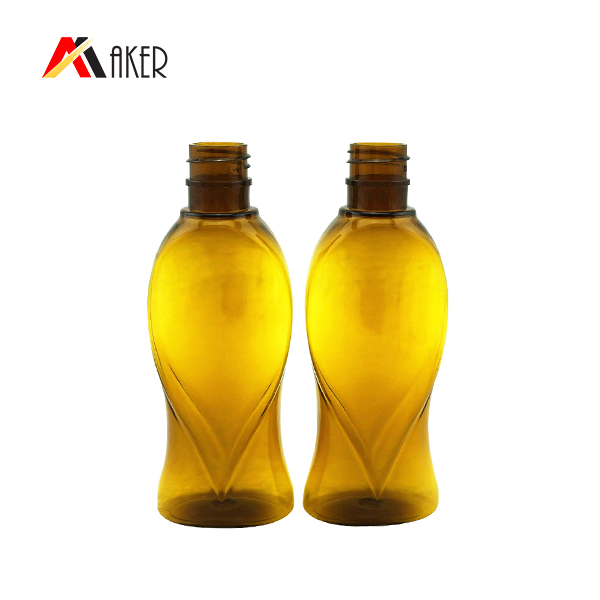 FDA certificate Empty amber plastic shampoo bottle supplier