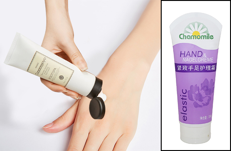LDPE Labeling Cosmetic Hand Cream Tube Packaging With Flip Top Cap