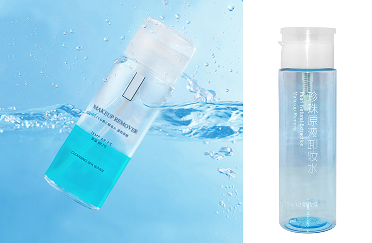 Wholesale Semi-transparent Facial Toner Bottle 180ml PET Plastic Bottle For Makeup Remover Mineral Water
