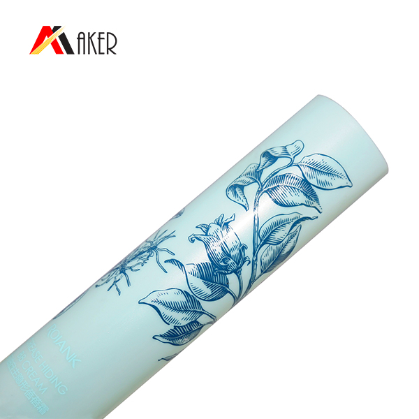 Custom OEM design empty 30ml soft cosmetic eye cream packaging tube with acrylic cap