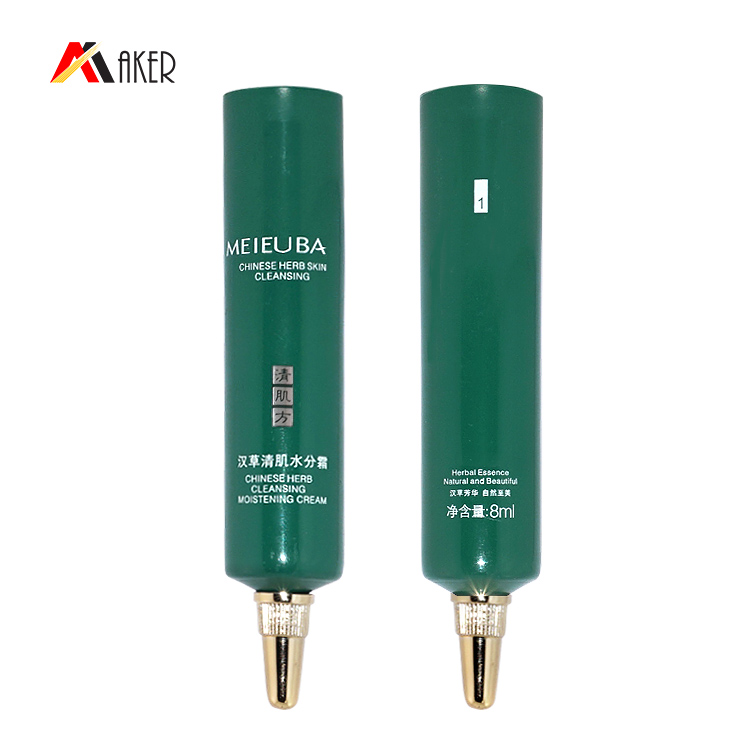 Custom OEM design empty 30ml soft cosmetic eye cream packaging tube with acrylic cap.jpg