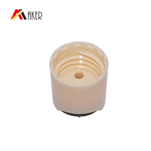 China wholesale 20mm double wall smooth skirt plastic disc top cap