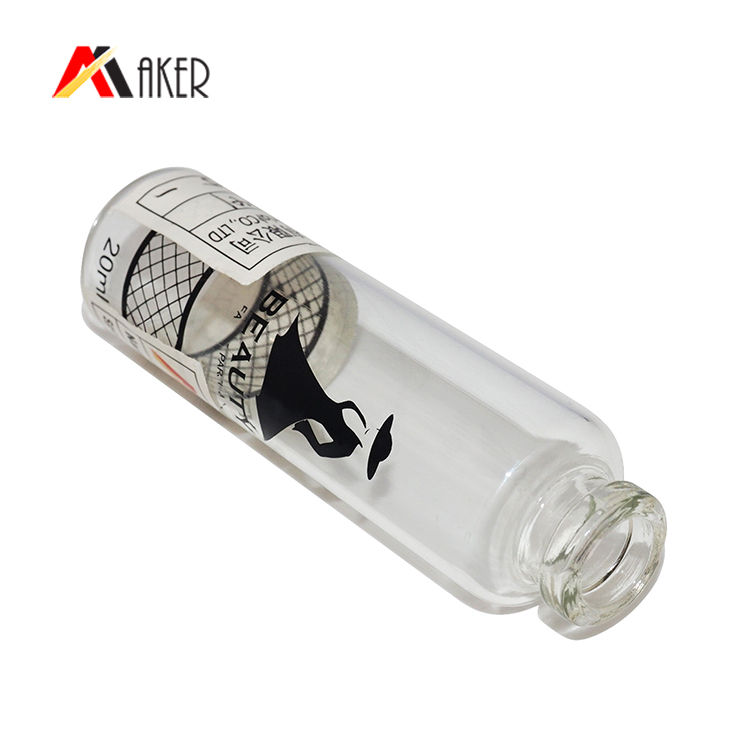 5ml 10ml 20ml Wholesale empty cosmetic ampoule bottle glass serum bottle