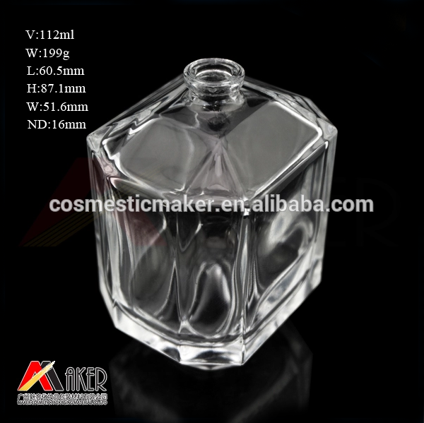 123ml special design glass container for perfume