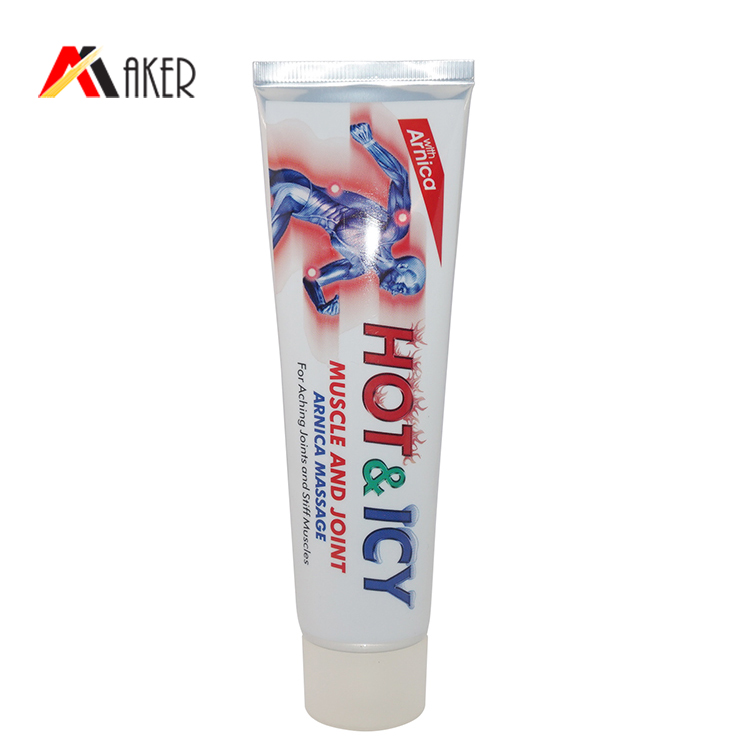 LDPE plastic cosmetic packaging tube with flip top cap