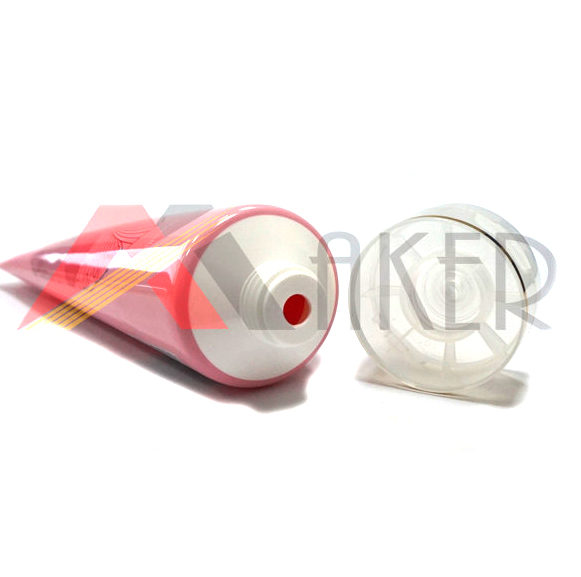 2018 Eco-friendly Colorful cosmetic tube packaging with screw lid with low price