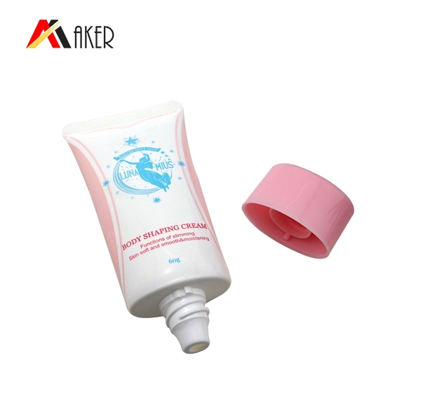 2018 Eco-friendly Colorful cosmetic tube packaging with screw lid with low price