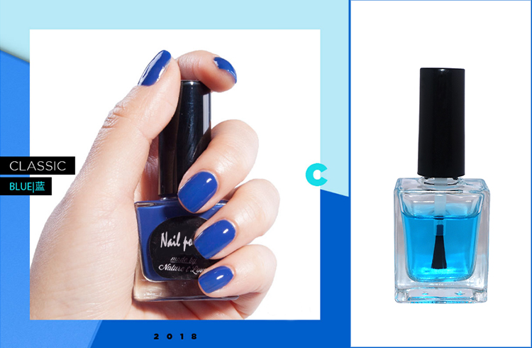 Factory supply 13ml empty glass nail polish bottle with cap and brush