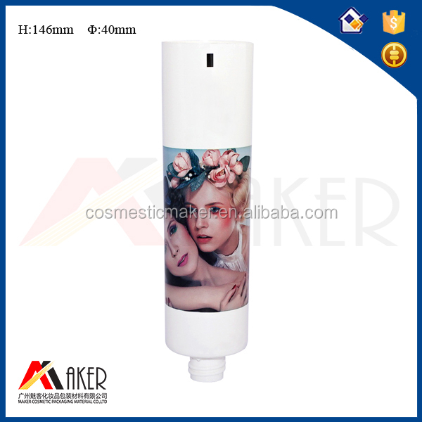 120ml 200ml LDPE Cosmetic Packaging Plastic Tube For BB Cream