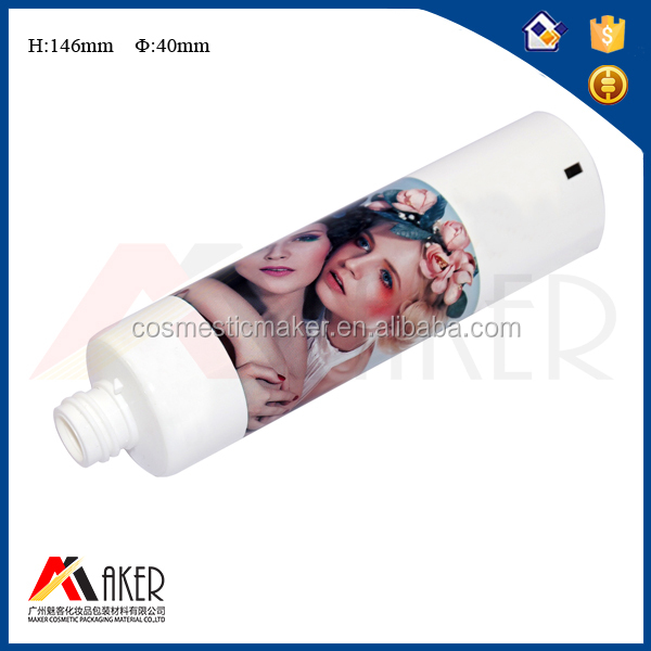 120ml 200ml LDPE Cosmetic Packaging Plastic Tube For BB Cream