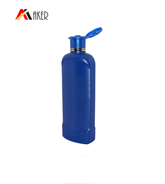 250ml hot sale HDPE plastic lotion bottle with golden bell flip top cap