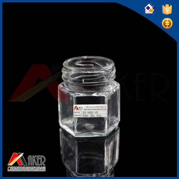 45ml 38y 64g blue empty glass bottles samll galss jar.jpg
