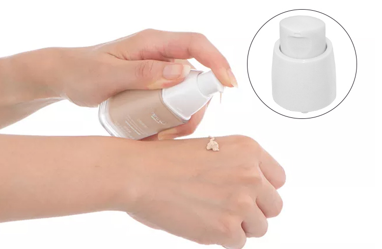 White 24/410 Pp Foam Pump For Glass Soap Foam Pump Bottle