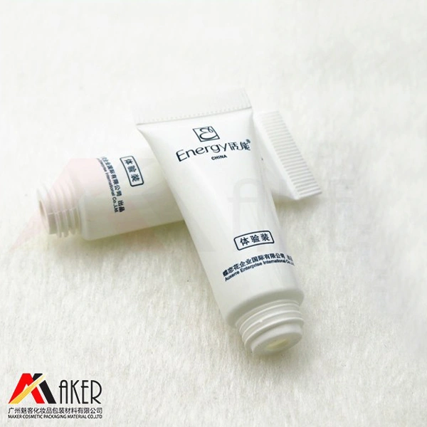 5g round plastic cosmetic tube with screw cap for facial care