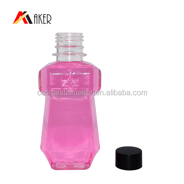 Guangzhou Wholesale 160ml 200ml 500ml Clear PET Plastic Bottles With Screw Cap