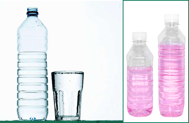 450ml 600ml Square Clear PET Plastic Drinking Water Bottles Wholesale