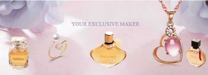 Special Shape Crystal Clear Glass Empty Perfume Bottle