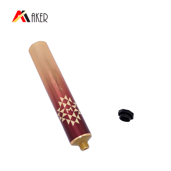 hot sale 50ml round aluminium cosmetic BB cream tube with cap