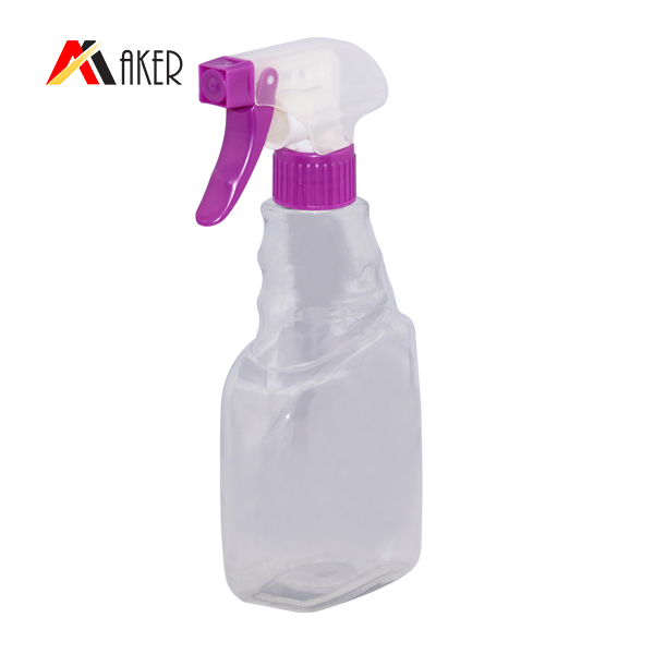 700ml 750ml Transparent clear PET detergent plastic bottle with trigger