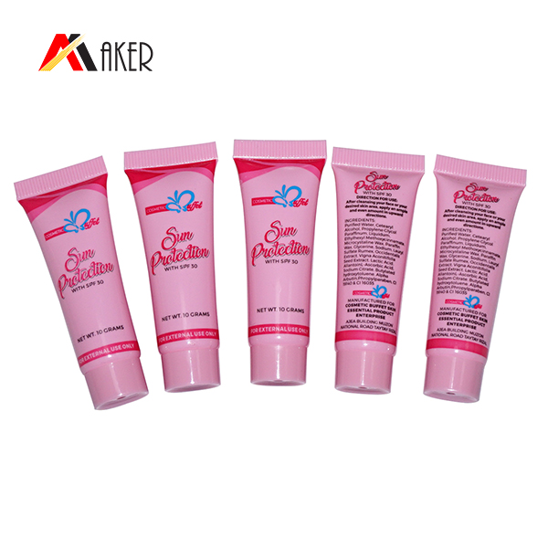 10ml plastic tube container for cosmetic