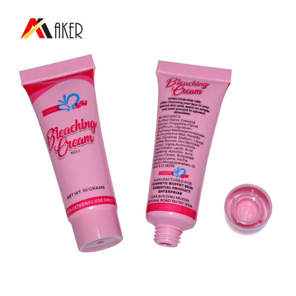 10ml small diameter plastic tube container for cosmetic