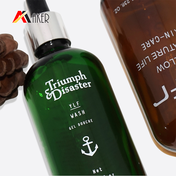 Wholesale 3 oz 100ml amber liquid glass dropper bottle with cap