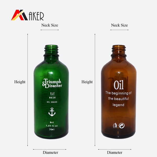 Wholesale 3 oz 100ml amber liquid glass dropper bottle with cap
