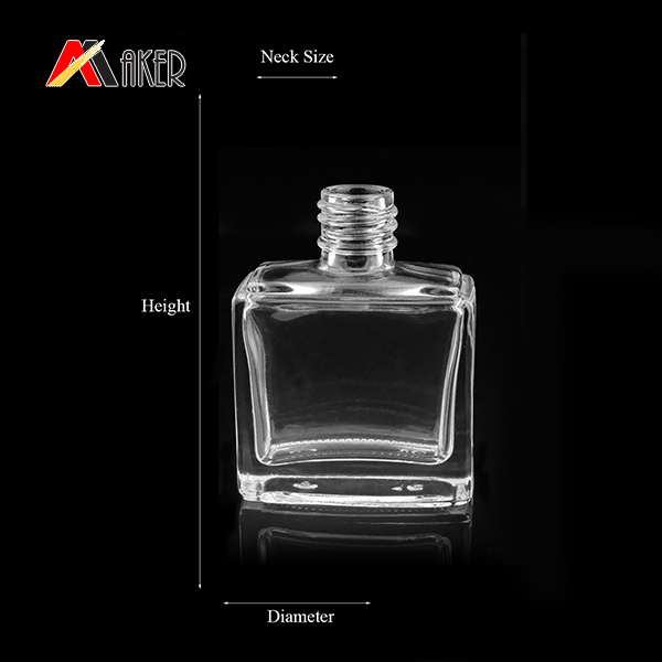 10 ml custom design empty nail polish bottle with brush wholesale