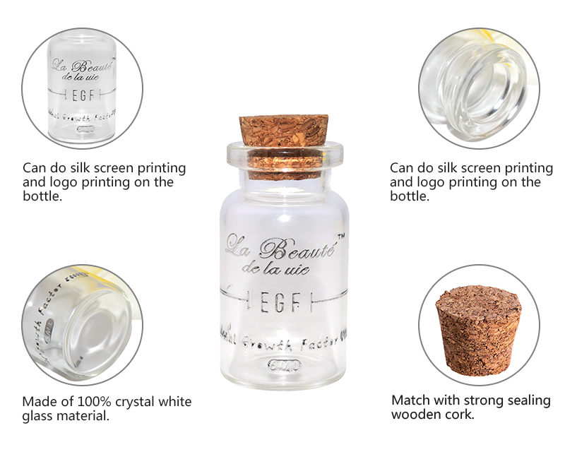 Manufacturer clear glass ampoule bottles/glass vials 10ml 20ml cosmetic bottles