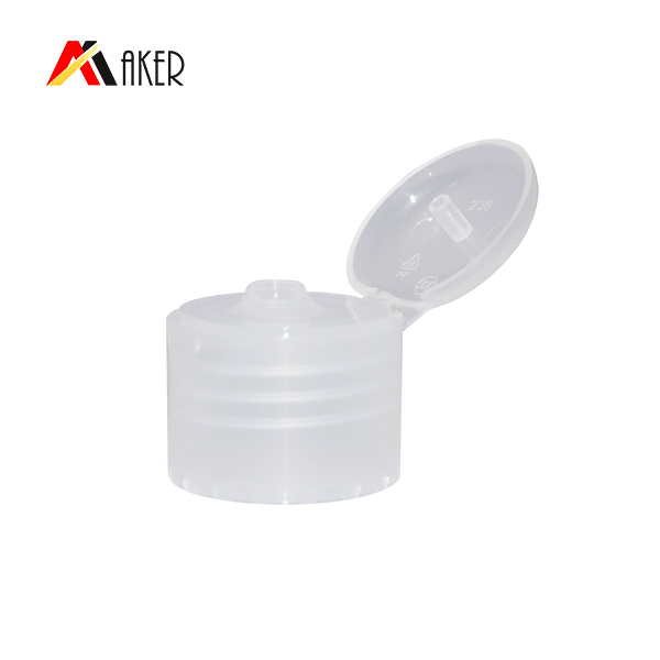 Hot selling 22mm plastic bottle screw cap round PP flip top cap wholesale
