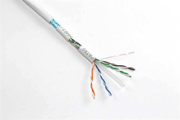 High quality 24awg bare copper cables 1000ft 305m cat6 ftp lan cable