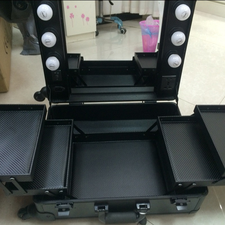 makeup case with lights